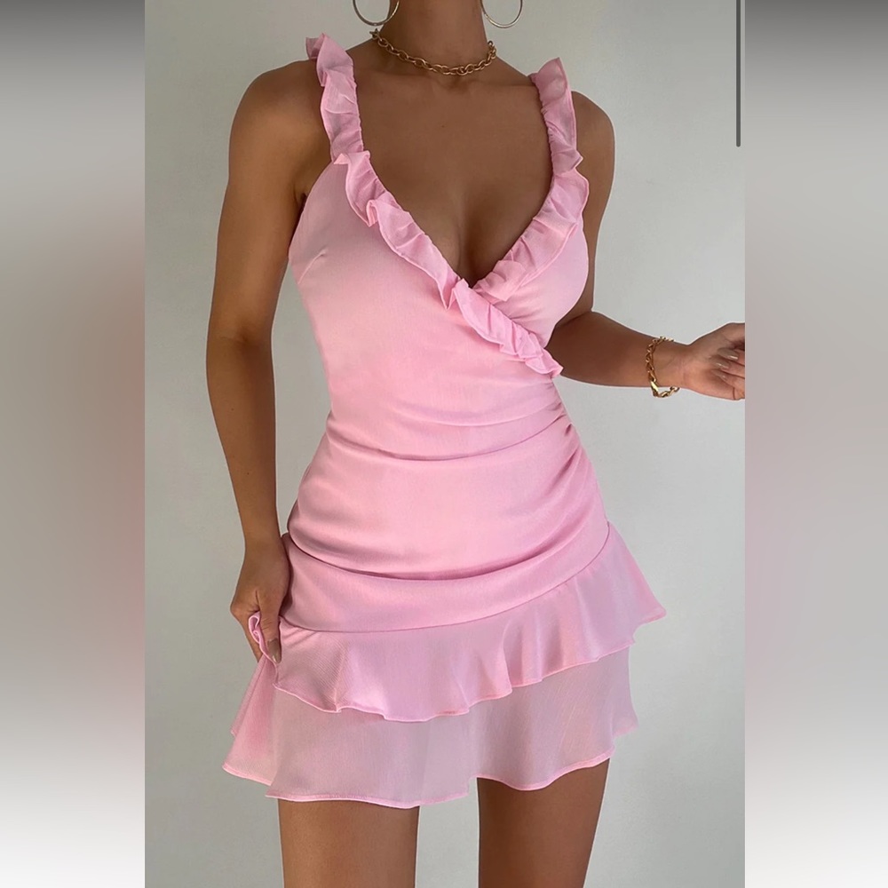 Runaway the Label Minicia Mini Dress -Musk